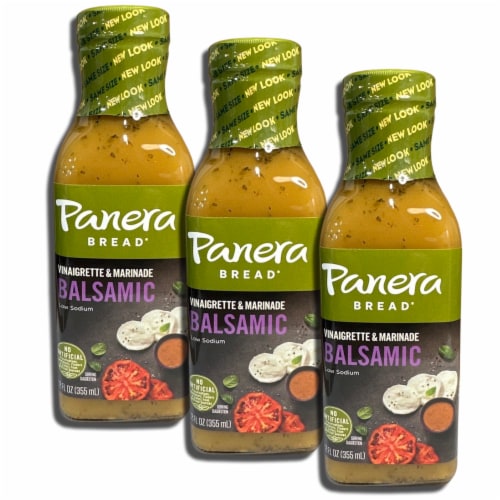 Balsamic Salad Dressing by Panera | 12 Ounce | Pack of 3 Perspective: top