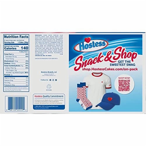 Strawberry Cheesecake Baby Bundts by Hostess | 10 Ounce | Box of 8 | Pack of 3 (24 Total Cake Perspective: top