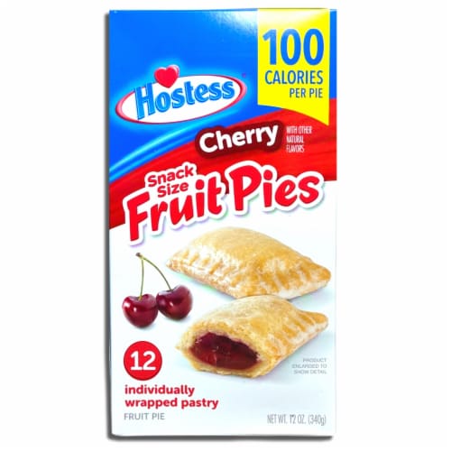 Snack Size 100 Calorie Mini Fruit Pies by Hostess | 12 Count Box | Apple & Cherry Combo | Pac Perspective: top