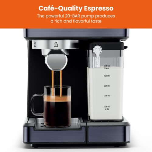 Chefman Barista Pro Plus Espresso Machine w/ Milk Frother, 20 Bar Pump
