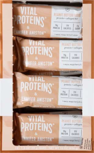 Vital Proteins® Jennifer Aniston™ Protein+Collagen Peanut Butter Fudge Bar Perspective: top