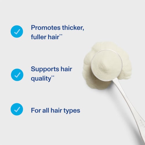 Vital Proteins® Unflavored Hair Complex Dietary Supplement Perspective: top