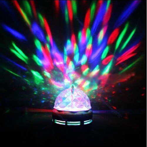 Rotating disco light clearance