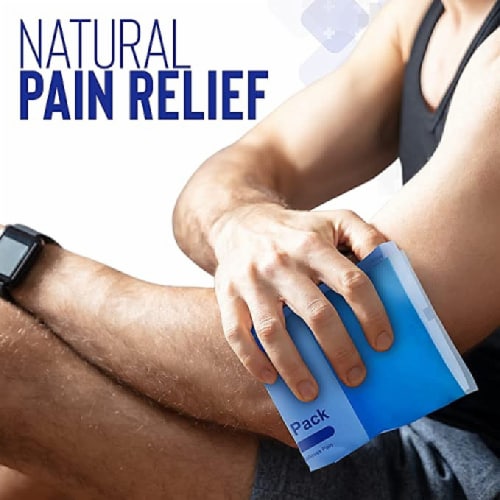 Thrive 2 Pack Reusable Cold Compress Ice Packs for Injury Perspective: top