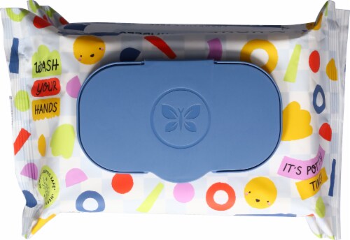 Honest® Fragrance Free Toddler Flushable Wipes Perspective: top