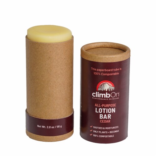 climbOn Cedar Lotion Bar Perspective: top
