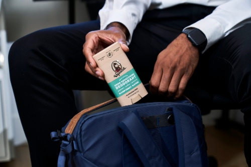 Dr. Squatch® Men's Natural Odor Squatching® Maverick Musk Deodorant Stick Perspective: top