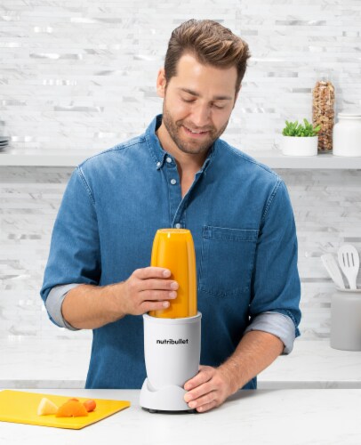 NutriBullet NB90901AW 32 Oz. Pro Personal Blender - White Perspective: top