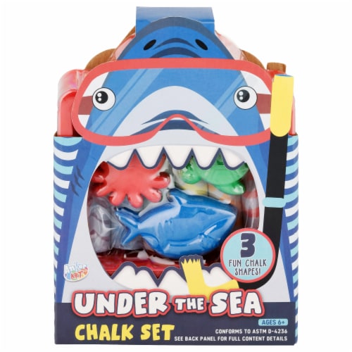 Anker Art Under the Sea Sea Creature Chalk Set Perspective: top