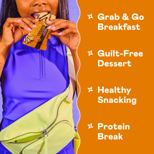 Magic Spoon® High-Protein Gluten-Free Chocolate Peanut Butter Cereal Treat Bars Perspective: top