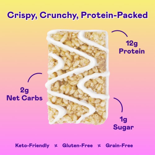 Magic Spoon® High-Protein Gluten-Free Marshmallow Cereal Treat Bars Perspective: top