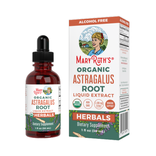 Maryruth's® Organic Astragalus Root Liquid Extract Perspective: top