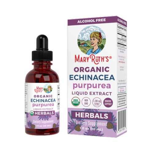 Maryruth's® Organic Echinacea Purpurea Liquid Extract Perspective: top