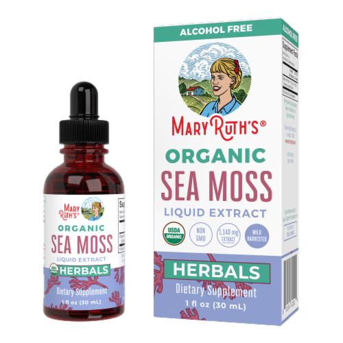Maryruth's® Organic Sea Moss Liquid Extract Perspective: top
