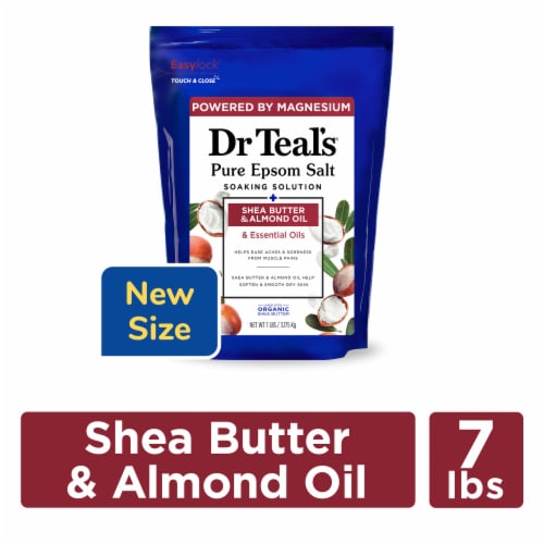 Dr Teal's® Pure Espom Salt Soaking Solution Shea Butter & Almond Oil Perspective: top