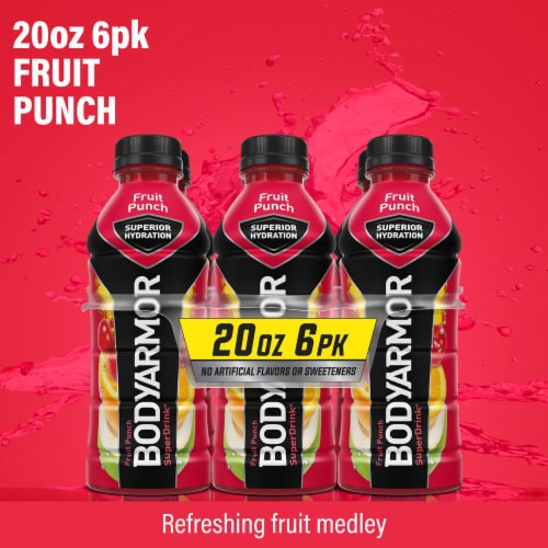 BODYARMOR Fruit Punch Sports Drink Multipack Bottles Perspective: top
