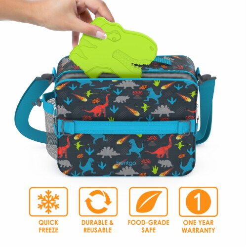 Bentgo Dino Ice Pack Perspective: top