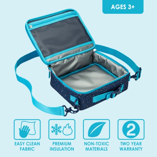 Bentgo Confetti Kids Lunch Bag Perspective: top