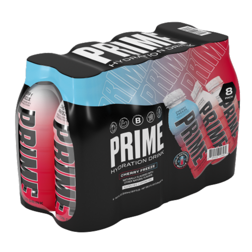 Prime Hydration Cherry Freeze Pack Perspective: top