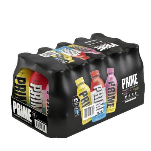 Prime Hydration Drink Variety Pack Perspective: top