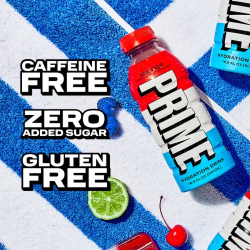 Prime Hydration Ice Pop Drinks Perspective: top