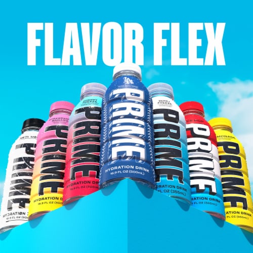 Prime Hydration LA Dodgers Sports Drink Bottle Perspective: top