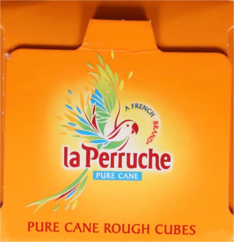 La Perruche Pure Cane Sugar Rough Cut Cubes Perspective: top