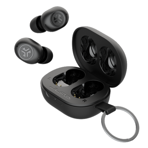 JLab Audio JBuds Mini True Wireless Earbuds - Black Perspective: top