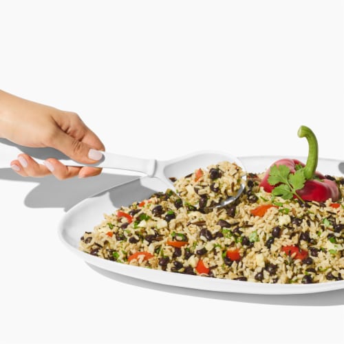 Daily Harvest Gluten-Free Cilantro Brown Rice + Black Bean Grains 16 oz Perspective: top