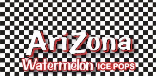 AriZona Watermelon Ice Pops Perspective: top