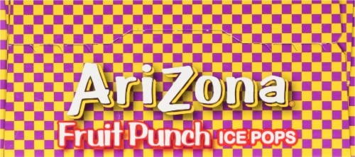 AriZona Fruit Pops Ice Pops Perspective: top