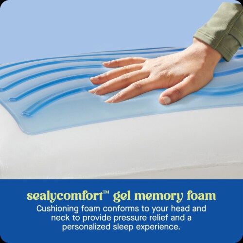 Sealy® Dreamlife Gel Bed Pillow Perspective: top