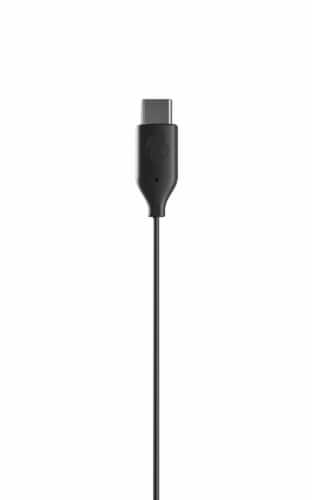 Skullcandy Jib with Mic Wired Earbuds USB-C Black Perspective: top