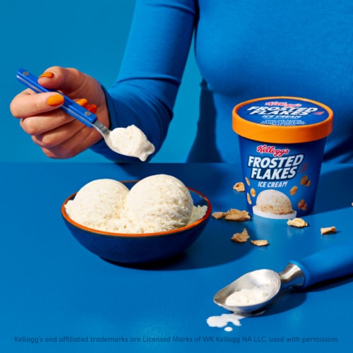 Kellogg's® Frosted Flakes™ Ice Cream Pint Perspective: top