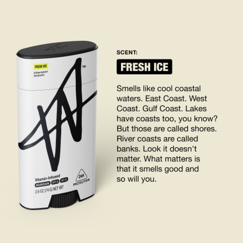 W by Jake Paul Antiperspirant Deodorant Fresh Ice Perspective: top