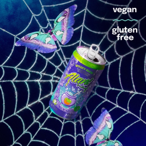 Alani Nu Minis Witch's Brew Energy Drink Cans Perspective: top