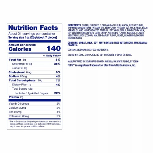 Flipz State Fair Strawberry Shortcake Pretzels (20.8 Ounce) Perspective: top