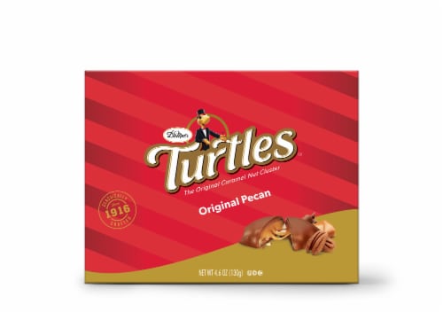 DeMets® Original Pecan Turtles® Holiday Candy Gift Box Perspective: top