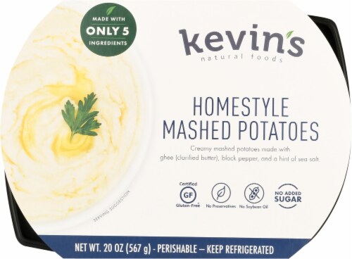 Kevin's Natural Food Homestyle Gluten Free Mashed Potatoes Perspective: top