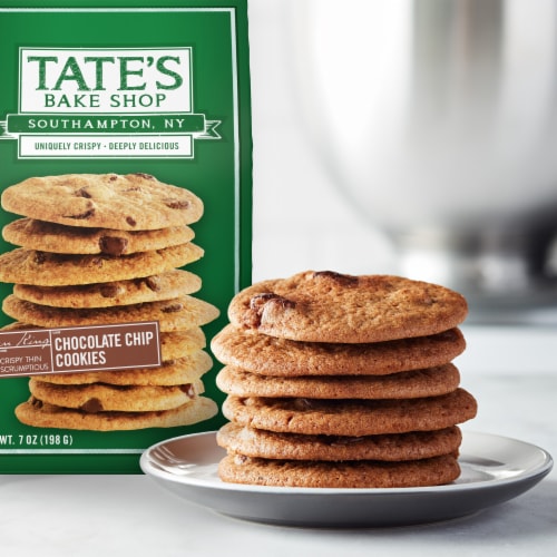 Tate's Bake Shop Chocolate Chip Cookies Perspective: top