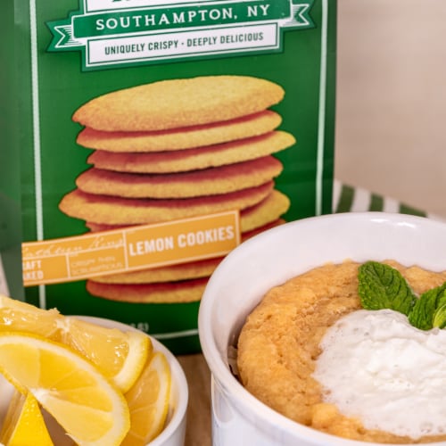 Tate's Bake Shop Lemon Cookies Perspective: top