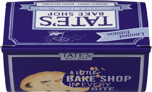 Tate's Bake Shop Limited Edition Blueberry Crisp Cookies Perspective: top