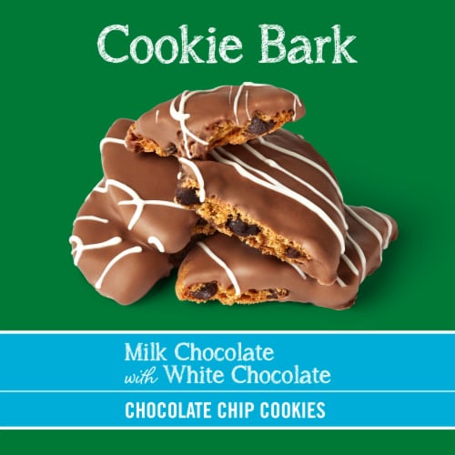 Tate's Bake Shop Cookie Bark Chocolate Chip Cookies With Milk Chocolate & White Chocolate Perspective: top