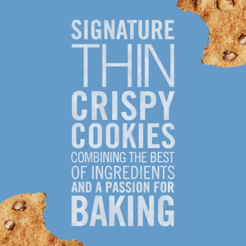Tate's Bake Shop Salted Caramel Chocolate Chip Cookies Perspective: top
