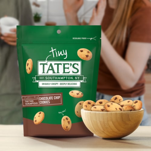 Tate's Bake Shop Tiny Chocolate Chip Cookies Perspective: top