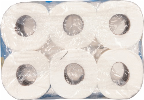 Fiora® Extra Soft Unscented Bath Tissue Double Plus Rolls Perspective: top