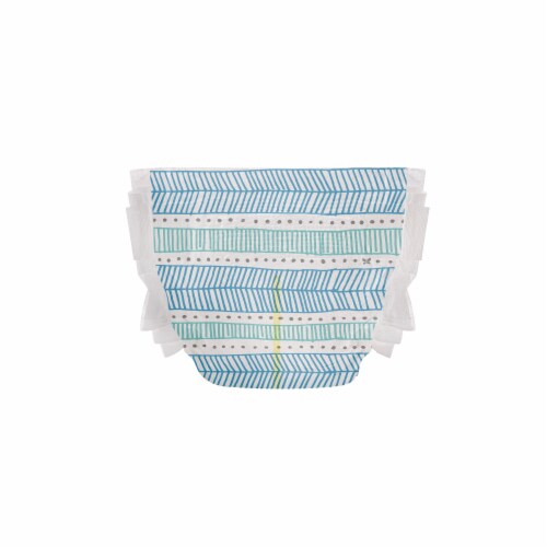 The Honest Co.® Teal Tribal + Giraffes Print Size 1 Diapers Perspective: top