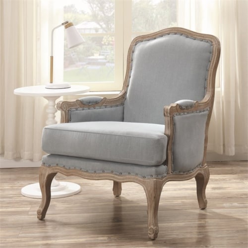 Picket House Furnishings Regal Accent Chair in Light Blue 1 Fred Meyer