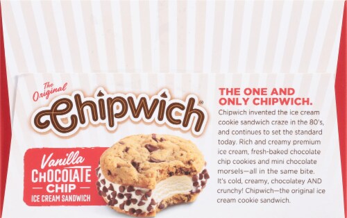 Chipwich® Vanilla Chocolate Chip Ice Cream Sandwiches, 3 ct / 4.25 oz