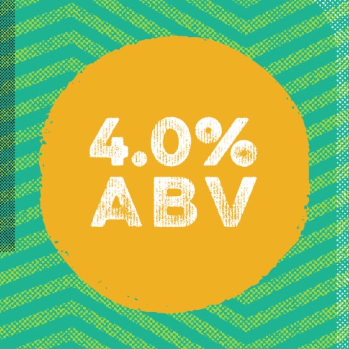 Golden Road Brewing Mango Cart Wheat Ale Craft Beer Perspective: top